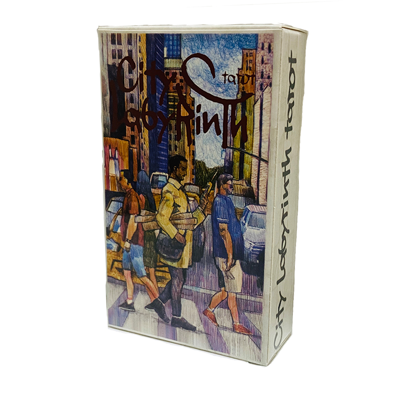 Tarot Cards Deck With Guidebook - Cartas de Tarot City Labyrinth, Baralho