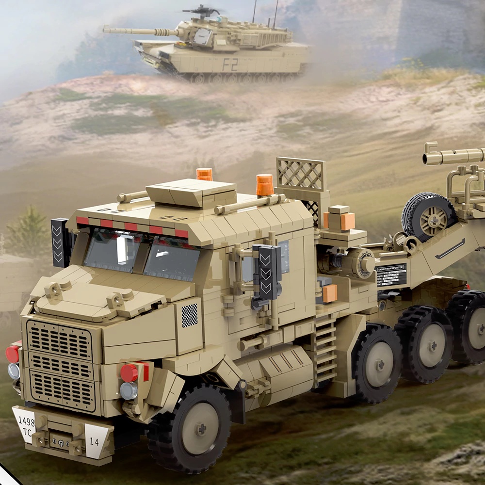 Lego Compatible Military Tank - Conjunto de Blocos de Montar de