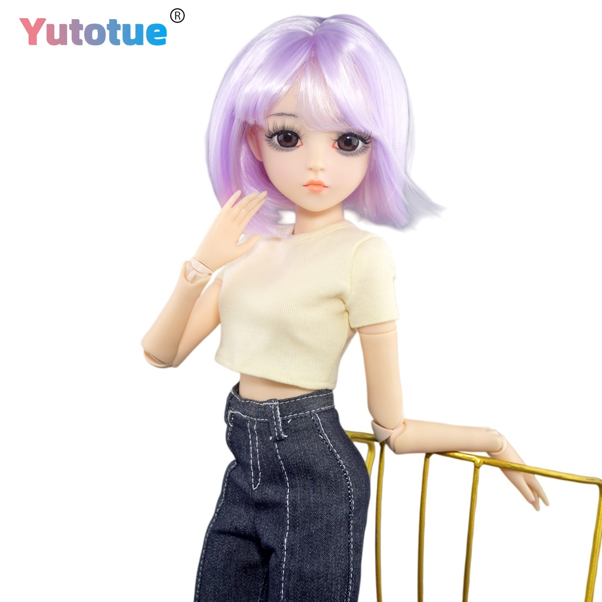 Bjd Doll 1 6 Full Set With Clothes - Yutotue 60cm de altura menina boneca