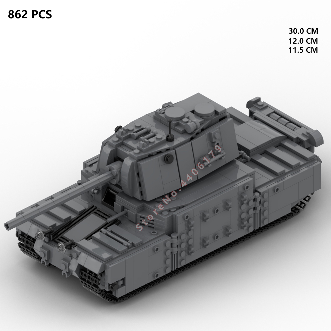 Tanque Pesado Autodefesa Veícu - Lego Compatible Military Tank avaliação e preço