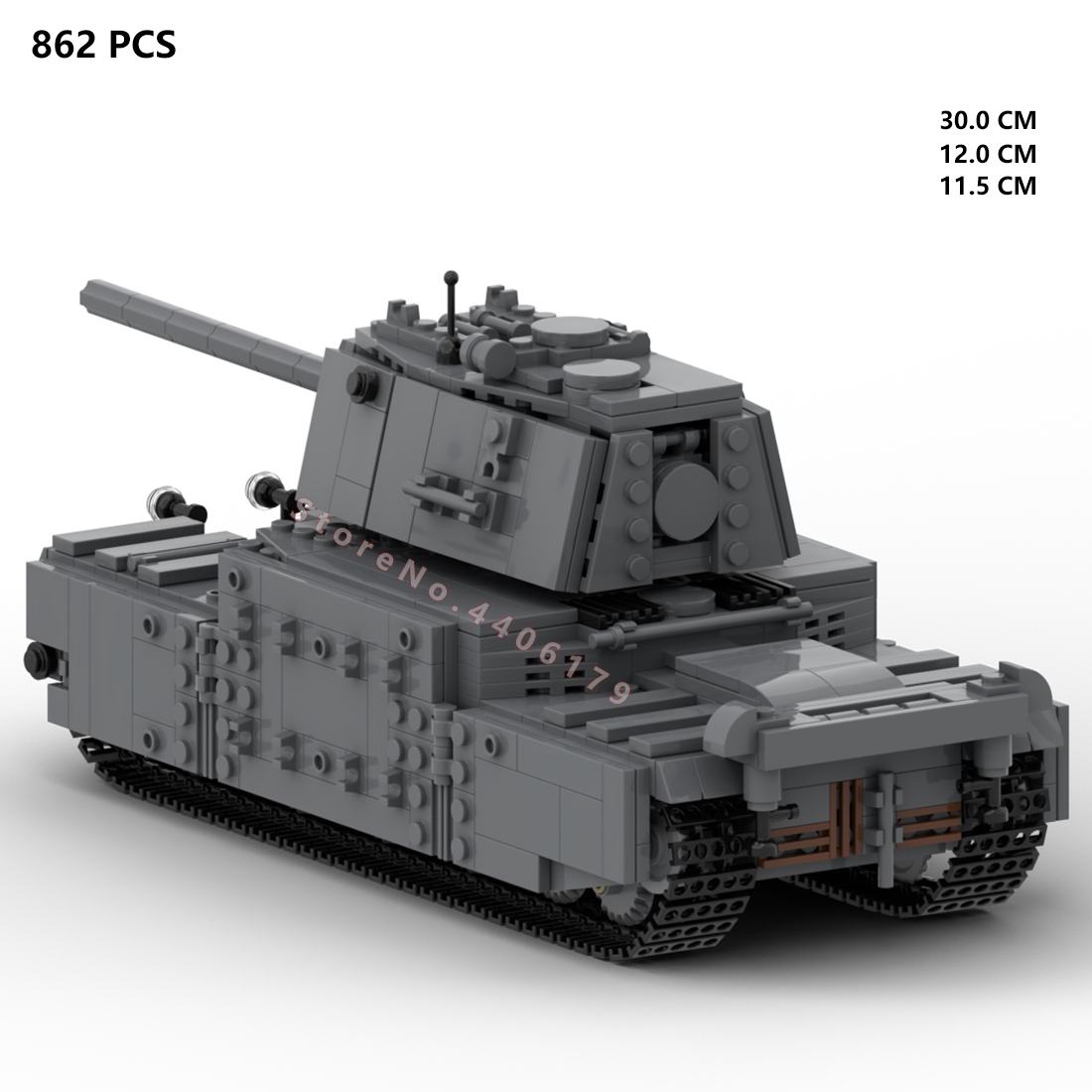 Tanque Pesado Autodefesa Veícu - Lego Compatible Military Tank avaliação e preço