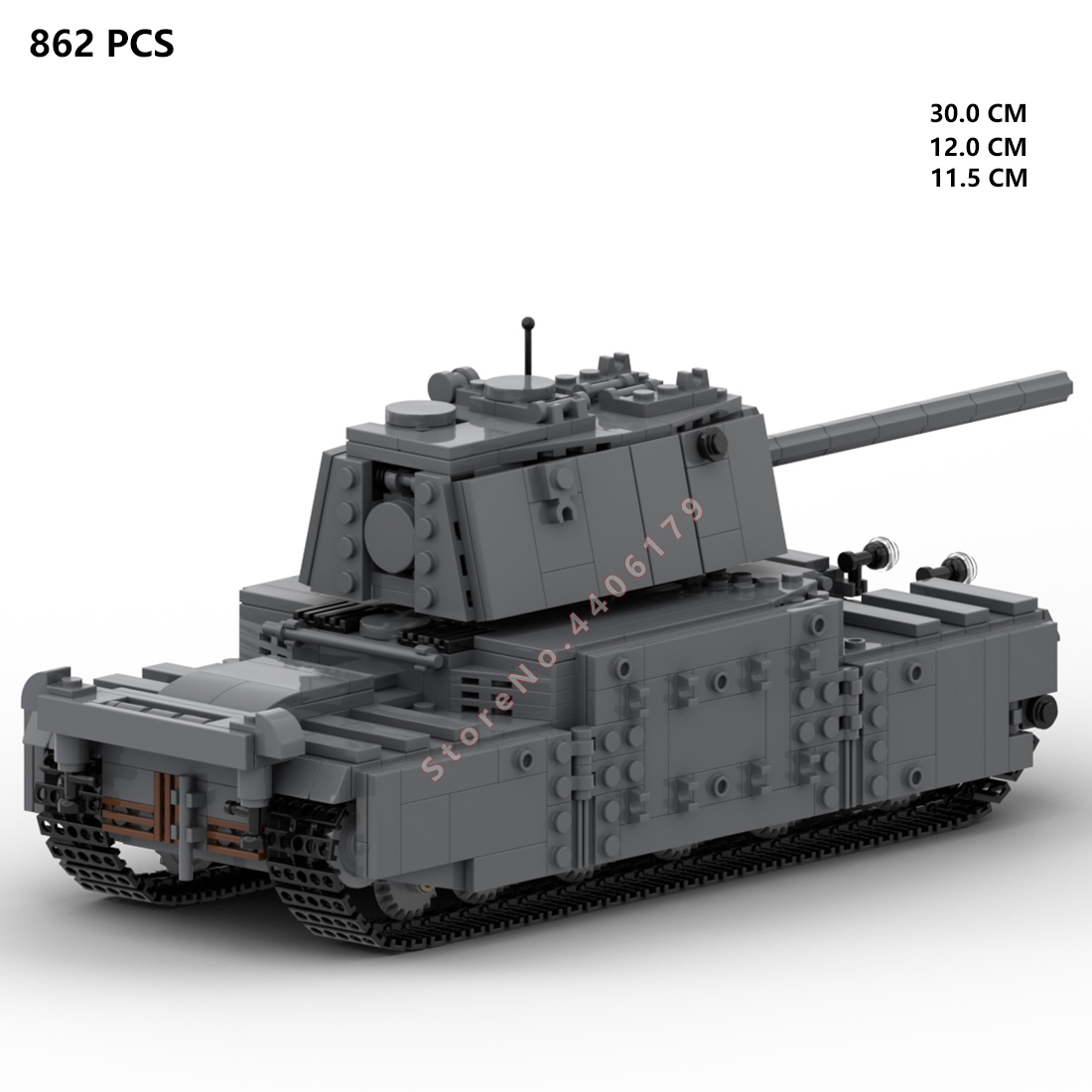 Tanque Pesado Autodefesa Veícu - Lego Compatible Military Tank avaliação e preço