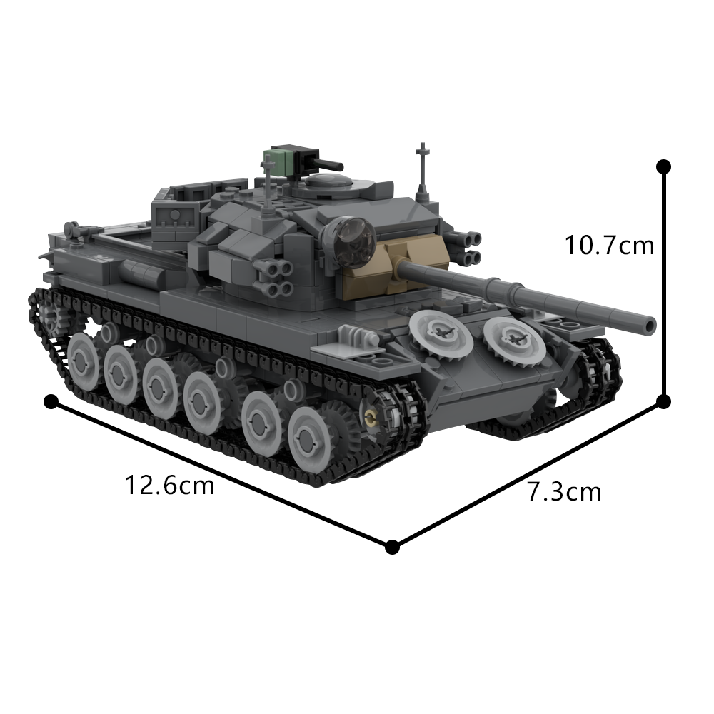 MOC Centurion mk. Blocos de Mo - Lego Compatible Military Tank avaliação e preço