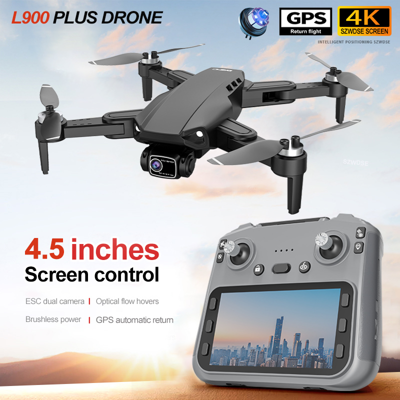 Drone L900 PLUS com GPS, câmer - Fpv Brushless Rc Drone 4K avaliação e preço