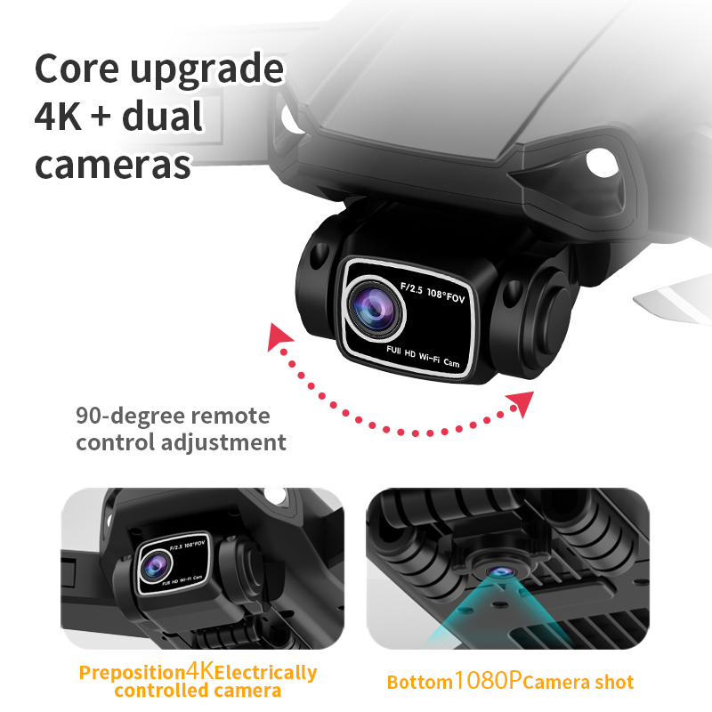 Drone L900 PLUS com GPS, câmer - Fpv Brushless Rc Drone 4K avaliação e preço
