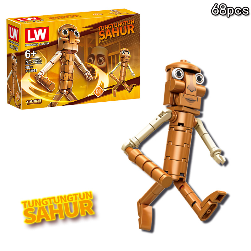 Anime Italian Brainrot Tralale - Anime Action Figure Blind Box avaliação e preço