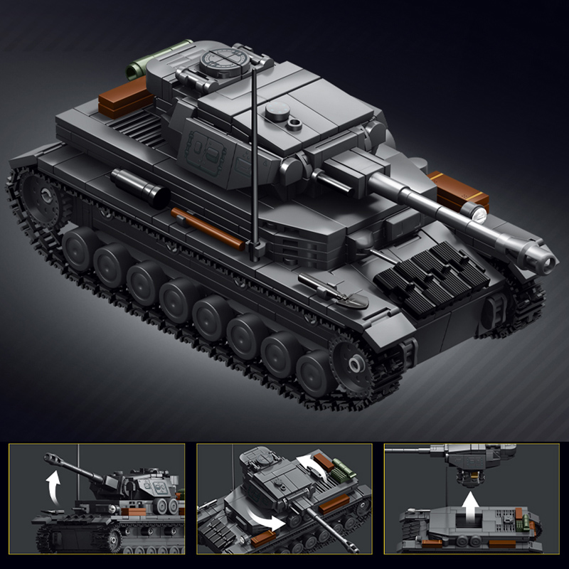 Blocos de Montagem em Escala 1 - Lego Compatible Military Tank avaliação e preço