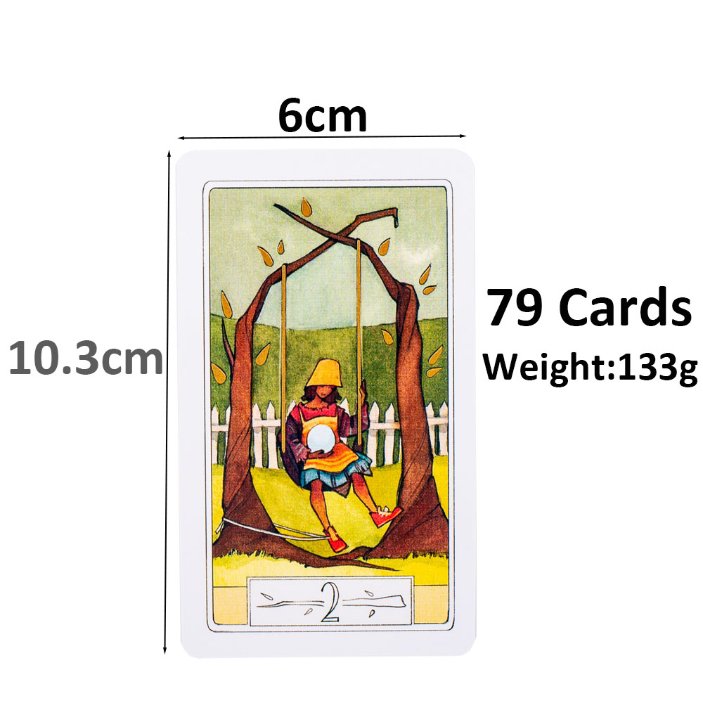 Curioso viagens tarô 10.3*6cm  - Tarot Cards Deck With Guidebook avaliação e preço
