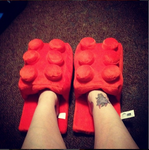 Pantufas de Casa Quentes e Cri - Building Blocks avaliação e preço